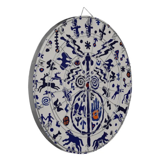 Viking Shaman Ritual Talisman Dartbord (Voorkant Links)