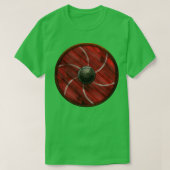 Viking Shield 6-paneel T-shirt (Design voorkant)