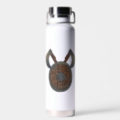 Viking Shield & Axes Thor Copper Insulated Bottle Waterfles (Achterkant)