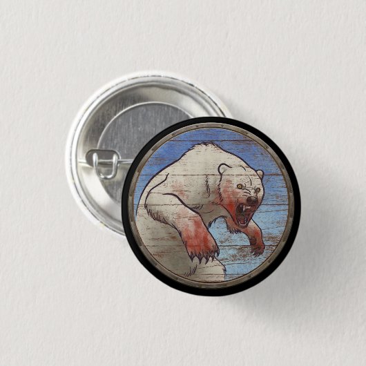 Viking Shield Button - Polar Beer (Voorkant /achterkant)