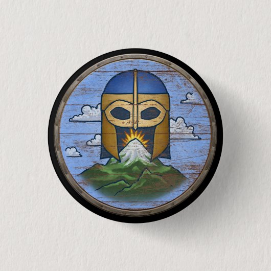 Viking Shield Button - Valhalla (Voorkant)