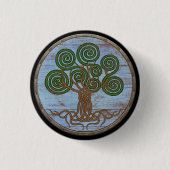 Viking Shield Button - Yggdrasil (Voorkant)