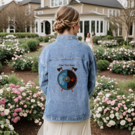 Viking Shield en bijlen Denim Jacket