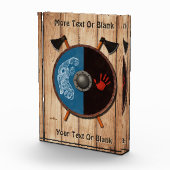 Viking Shield en bijlen Fotoblokken (Rechts)