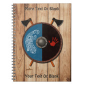 Viking Shield en bijlen Notitieboek (Voorkant)