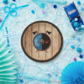 Viking Shield en bijlen Papieren Bordje (Feest)