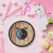 Viking Shield en bijlen Papieren Bordje (Feest)