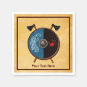 Viking Shield en bijlen Servet (Voorkant)