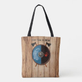 Viking Shield en bijlen Tote Bag (Achterkant)