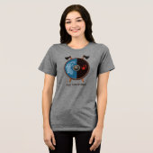 Viking Shield en bijlen Tri-Blend Shirt (Voorkant volledig)
