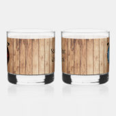 Viking Shield en bijlen Whisky Glas (Links)