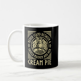 Viking Shield Maiden Cream Pie Lover Norse Funny V Koffiemok