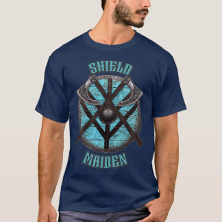 Viking Shield Maiden-ontwerp T-shirt