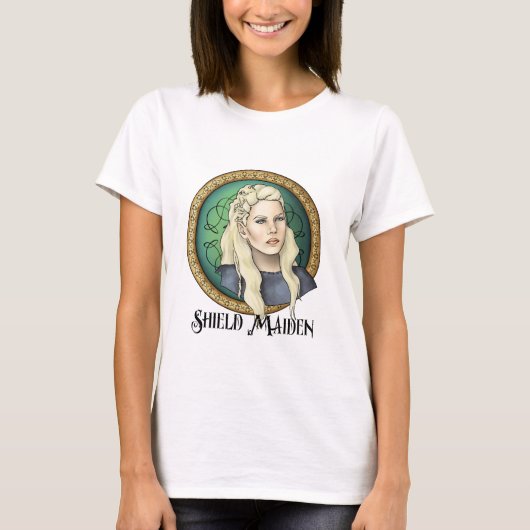 Viking Shield Maiden T-shirt (Voorkant)