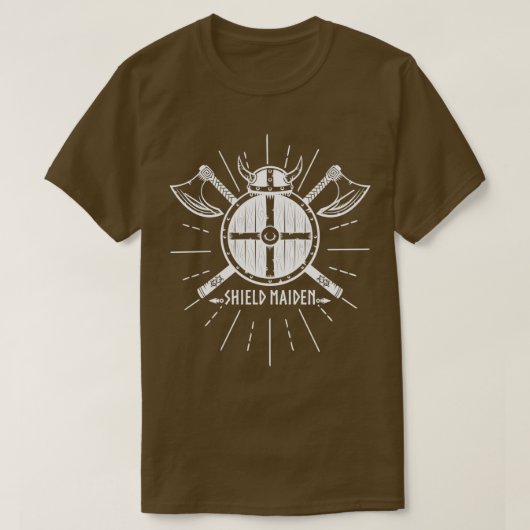 Viking Shield Maiden T-shirt (Design voorkant)