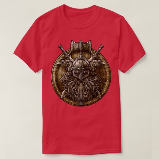 Viking Shield Nordic Valhalla Classic TShirt (Design voorkant)