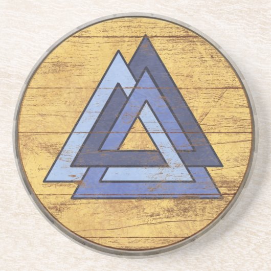 Viking Shield Onderzetter - Valknut (Voorkant)