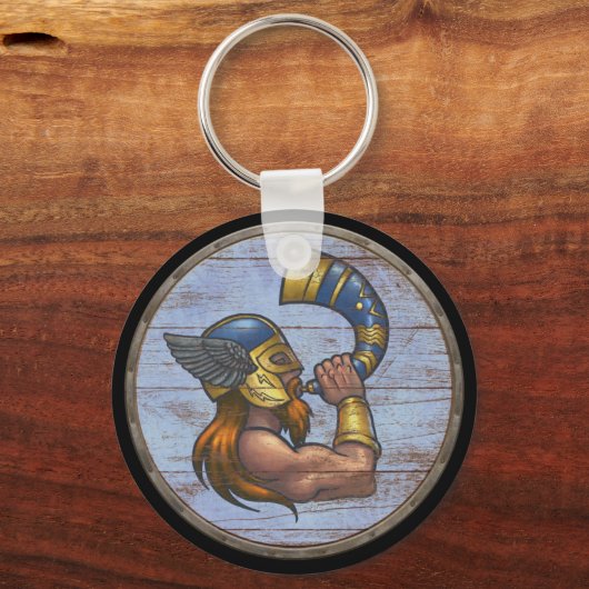 Viking Shield Sleutelhanger - Heimdallr (Voorkant)