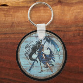 Viking Shield Sleutelhanger - Hel (Voorkant)