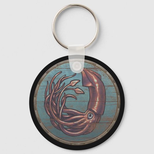 Viking Shield Sleutelhanger - Kraken (Voorkant)