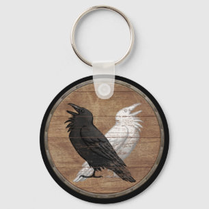 Viking Shield Sleutelhanger - Odin's Ravens