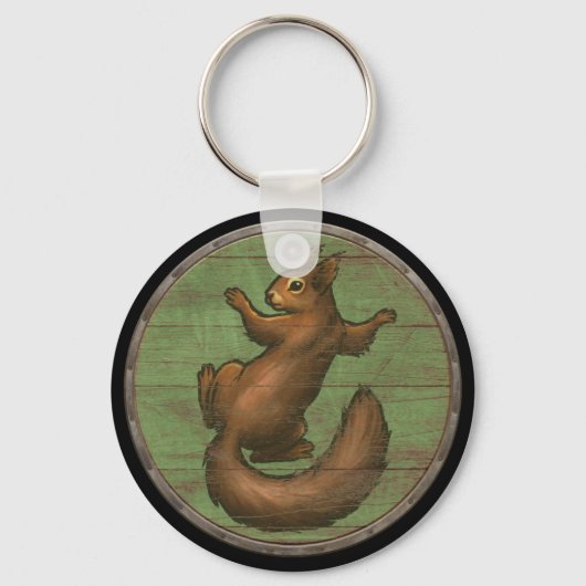 Viking Shield Sleutelhanger - Ratatoskr (Voorkant)
