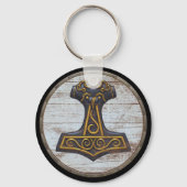 Viking Shield Sleutelhanger - Thors hamer (Voorkant)