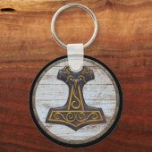 Viking Shield Sleutelhanger - Thors hamer (Voorkant)