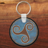 Viking Shield Sleutelhanger - Trisaking (Voorkant)