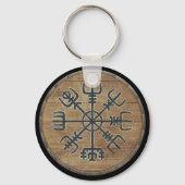 Viking Shield Sleutelhanger - Vegvisir (Voorkant)