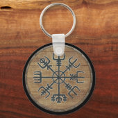 Viking Shield Sleutelhanger - Vegvisir (Voorkant)