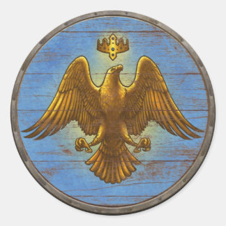 Viking Shield Sticker - Adelaar