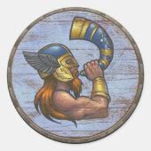 Viking Shield Sticker - Heimdallr (Voorkant)