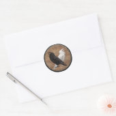 Viking Shield Sticker - Odin's Ravens (Envelop)