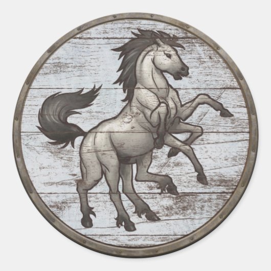 Viking Shield Sticker - Sleipnir (Voorkant)