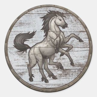 Viking Shield Sticker - Sleipnir