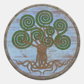 Viking Shield Sticker - Yggdrasil (Voorkant)