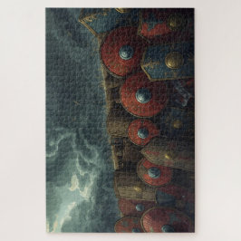 Viking Shield Wall Jigsaw Puzzle Legpuzzel