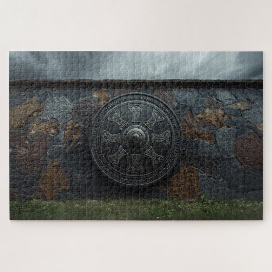 Viking Shield Wall Jigsaw Puzzle Legpuzzel (Horizontaal)