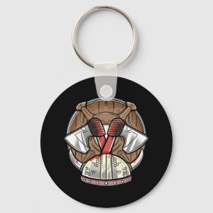 Viking Shield - Warrior Logo Sleutelhanger