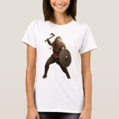 Viking Shieldmaiden Hero T-Shirt (Voorkant)