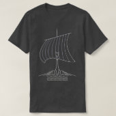 Viking Ship 24 T-shirt (Design voorkant)