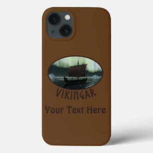 Viking Ship and Northern Lights Case-Mate iPhone Case
