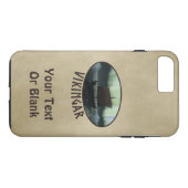 Viking Ship and Northern Lights Case-Mate iPhone Case (Achterkant (Horizontaal))