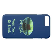 Viking Ship and Northern Lights Case-Mate iPhone Case (Achterkant (Horizontaal))