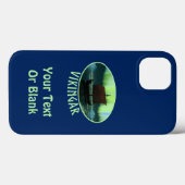 Viking Ship and Northern Lights Case-Mate iPhone Case (Achterkant (horizontaal))