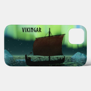 Viking Ship and Northern Lights Case-Mate iPhone Case