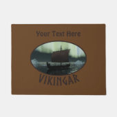 Viking Ship and Northern Lights Deurmat (Voorkant)