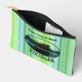Viking Ship and Northern Lights Etui (Open)