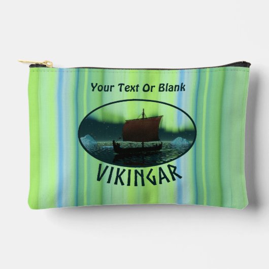 Viking Ship and Northern Lights Etui (Voorkant)